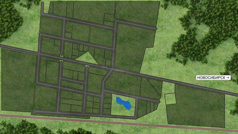 Схема промышленно-логистического парка Новосибирской области